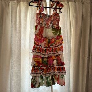 Farm Rio tiered dress